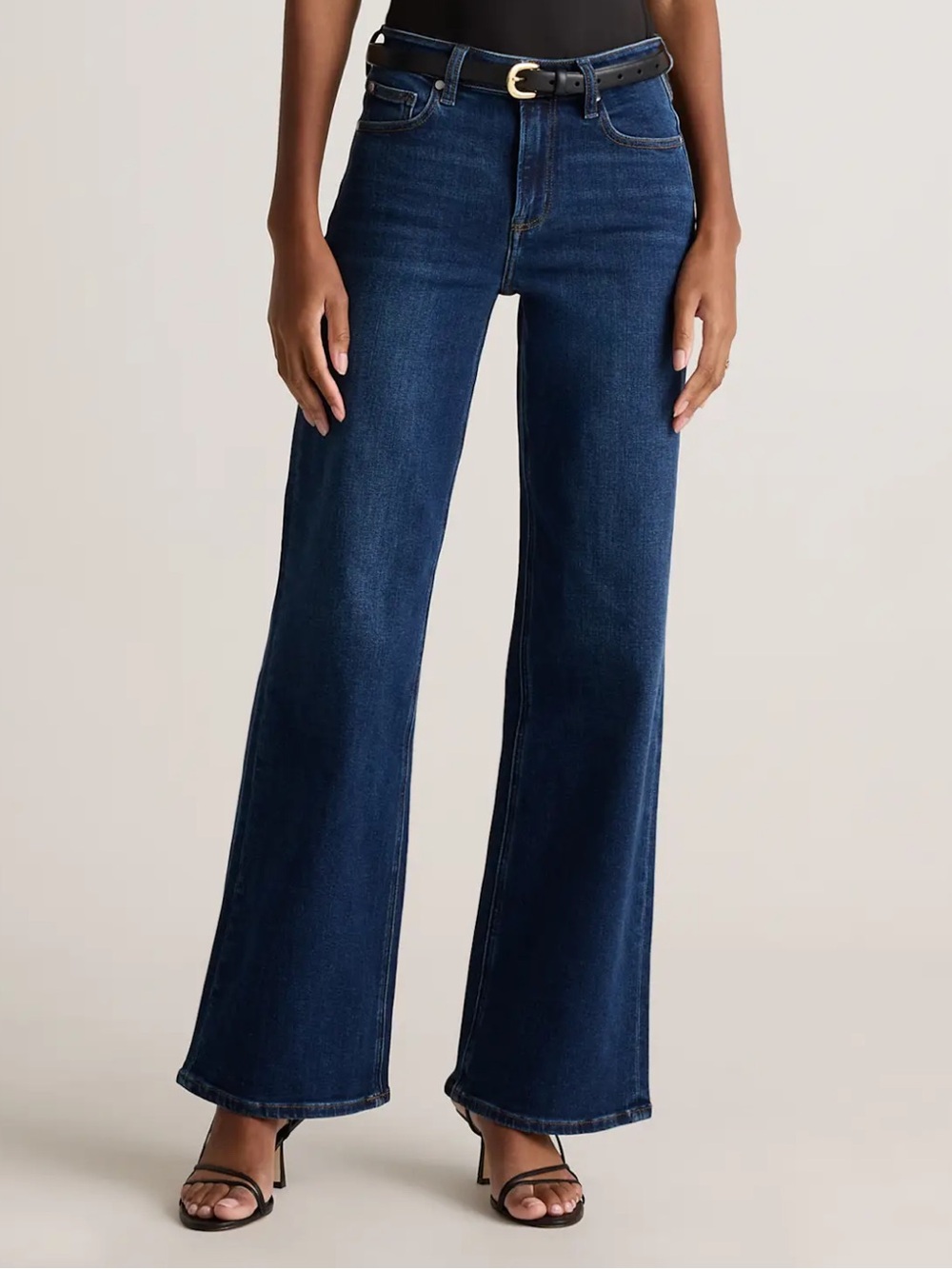 Quince Bella Stretch Wide Leg Jeans